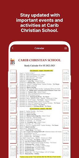 Carib Christian School Screen 2