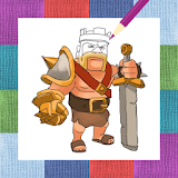 How to Draw Clash of Clans All Troops icon