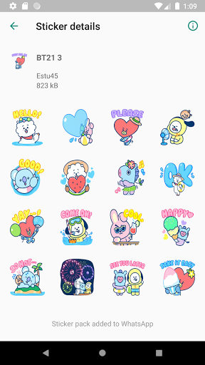 Latest BT21 Sticker 2021 forWAStickerApps