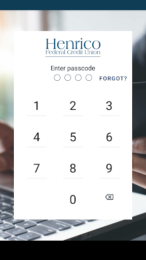 Android application Henrico FCU Digital Banking screenshort