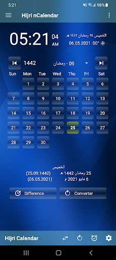 Hijri Calendar Pro Screen 2