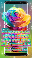 screenshot of Rainbow Rose Theme