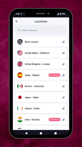 Euro VPN : Fast VPN Secure VPN screenshot 10