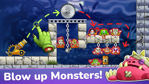 Crush the Monsters：Cannon Game 1.1.22 screenshots 1