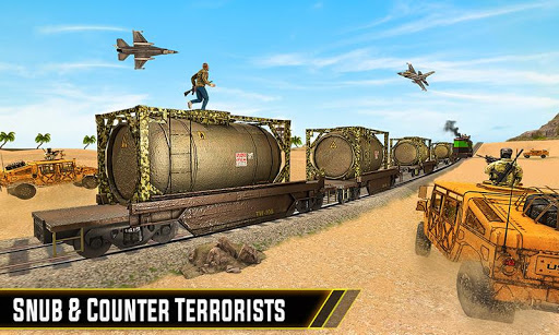 Android application Army Train Driving Simulator screenshort