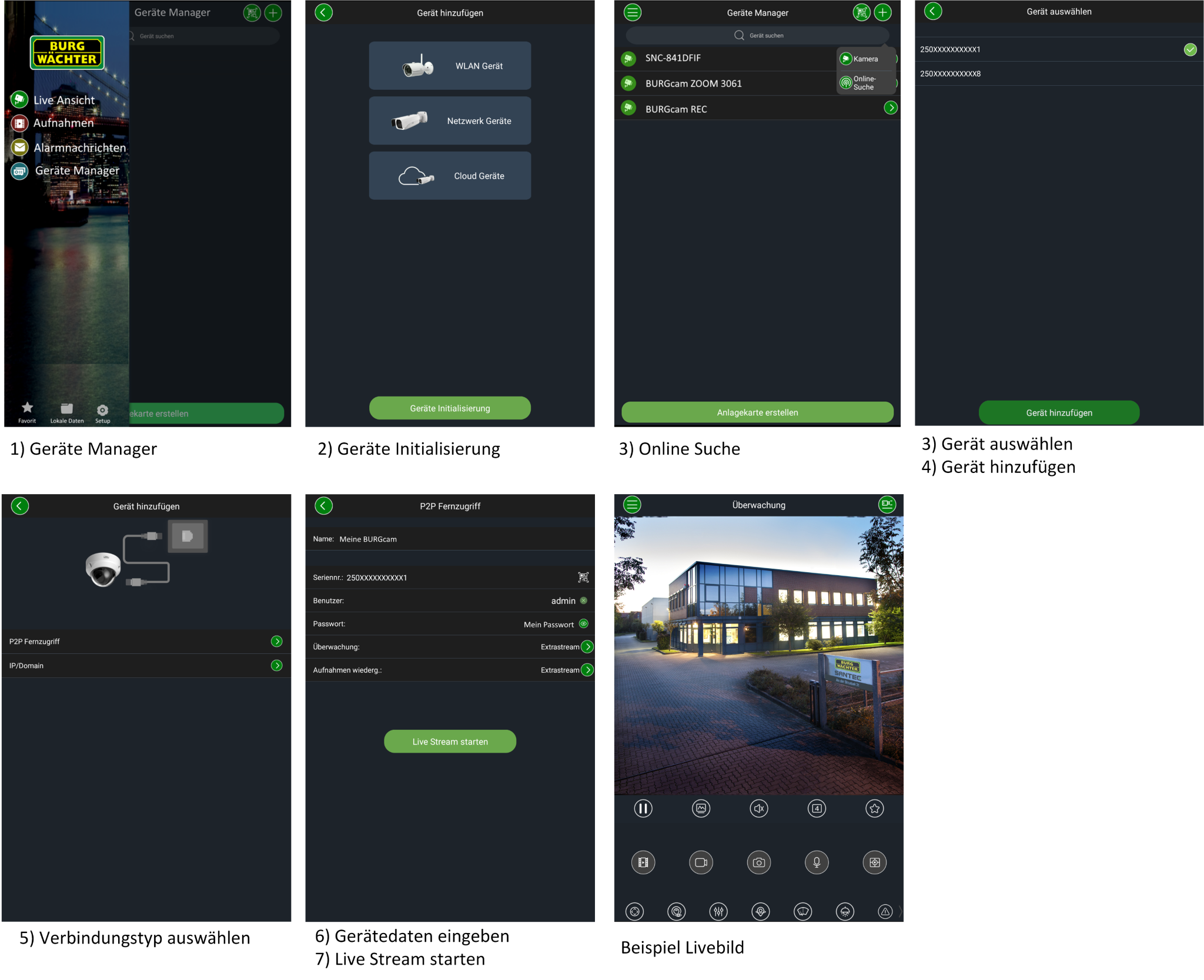 Android application Burg Cam Pro screenshort