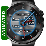 Metal Glow HD Watch Face Widget & Live Wallpaper icon