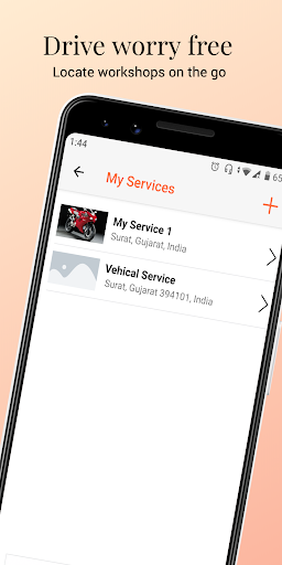 RoadAssist - Service Locator Screen 2