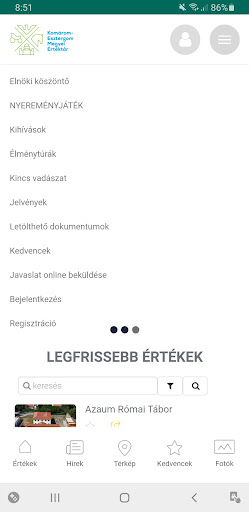 KEM Értéktár Screen 2