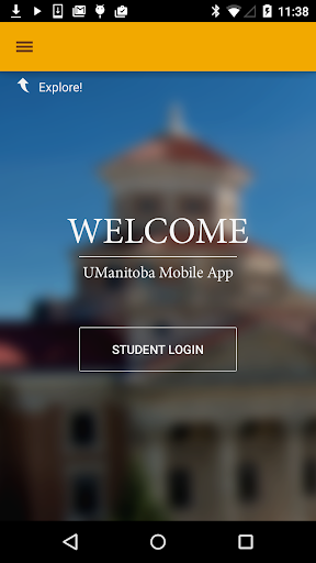 Android application UManitoba screenshort
