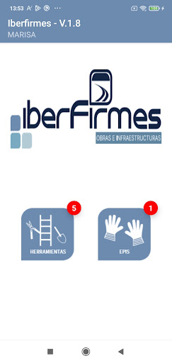 Android application Iberfirmes screenshort
