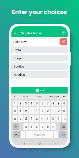 Simple Chooser Screen 3
