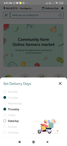 Android application Communityfarm screenshort