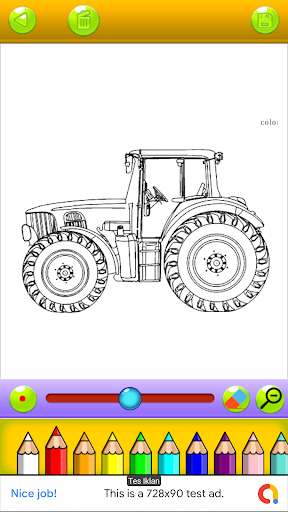 tractor coloring book