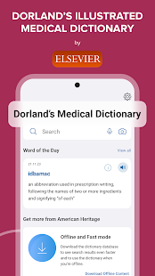 Dorland's Medical Dictionary Ekran görüntüsü