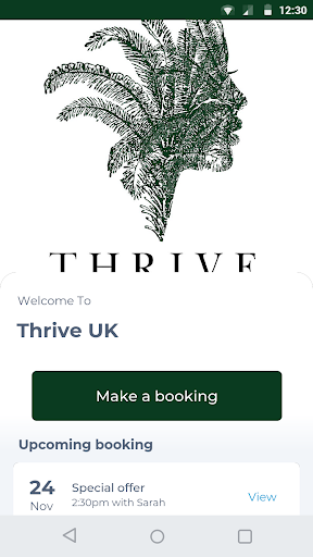 Android application Thrive UK screenshort