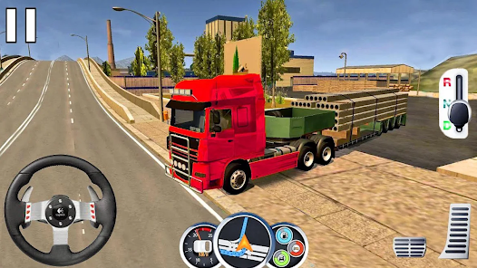 US Heavy Modern Truck Driving screenshots 2