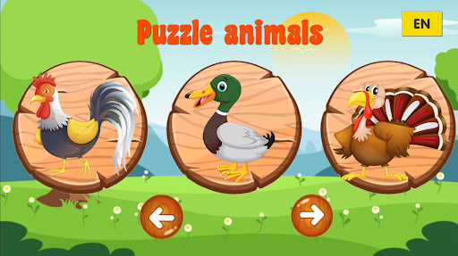 Android application Baby Puzzles screenshort