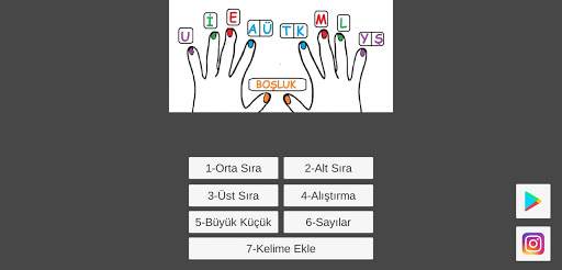 Android application Klavye Öğreniyorum - F Klavye screenshort