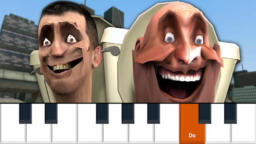 Skibidi toilet piano song 50 APK + Мод (Unlimited money) за Android