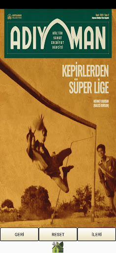 Adıyaman Kültür Sanat Dergisi Screen 2