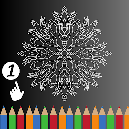 Color by Number: Art Mandala