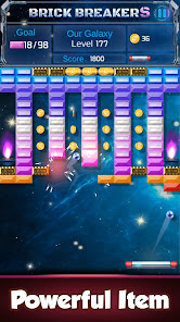 Screenshot 4 Brick Breaker : Space Outlaw android