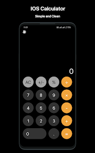 IOS 17 Calculator - iPhone