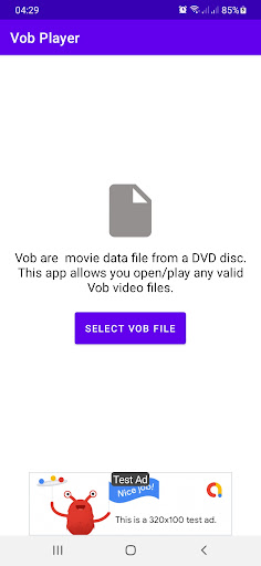 Android application VOB Video Player & Converter screenshort