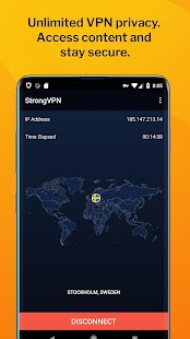 StrongVPN - Your Privacy, Made Stronger. Screenshot