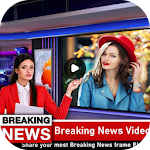 Cover Image of Download Breaking News Video Maker - Br  APK