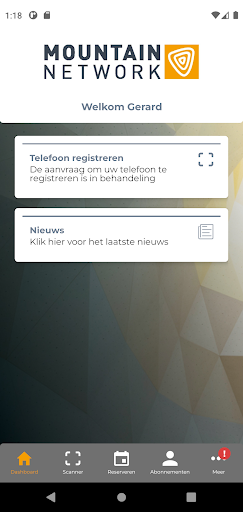 Mountain Network Screen 2