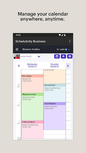 Android application Schedulicity Business: Appoint screenshort
