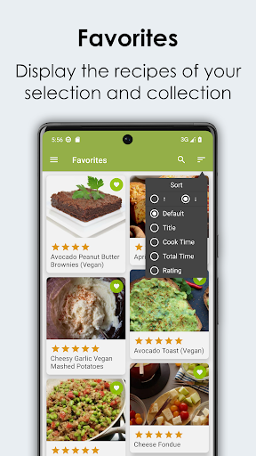 Vegan Recipes Cookbook Screen 2