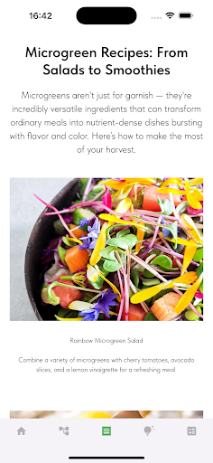 Home Cultivating Microgreens