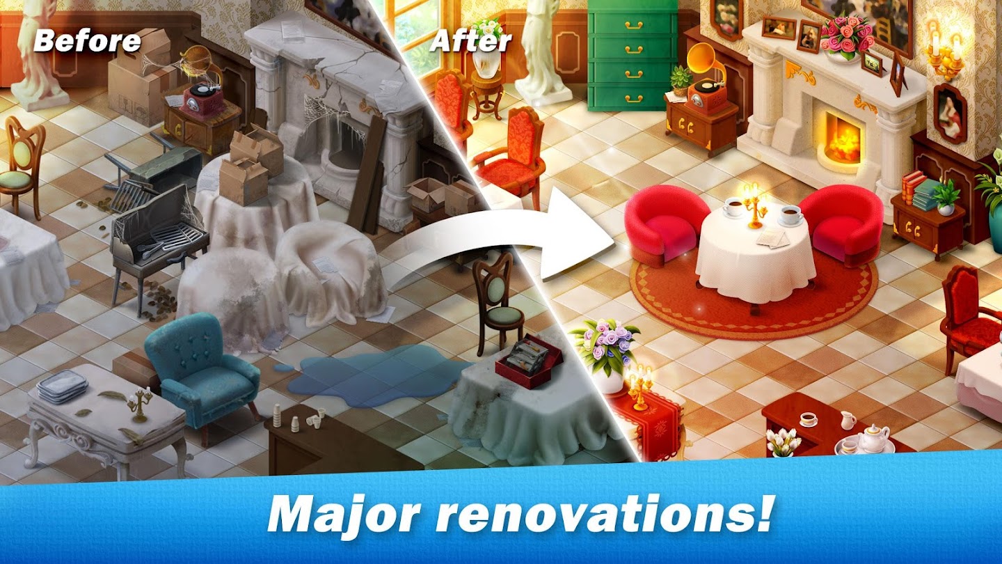 Restaurant Renovation (free shopping)