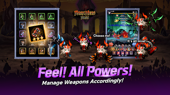 Dark Hero Dash MOD APK: Idle RPG (Attack Speed Multiplier) 4