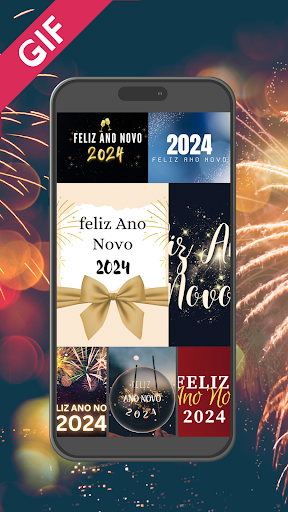 feliz ano novo gif 2024 Screen 2
