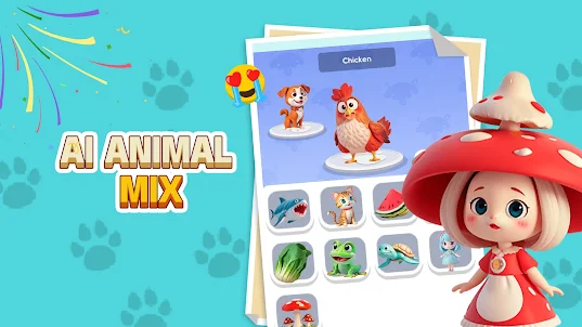 AI Animal Generate: Mix Games