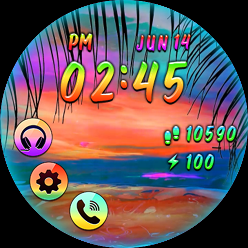 Fantastic Rainbow_Watchface Screenshot