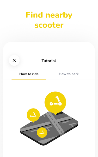 MoVe Scooter Rental Screen 2