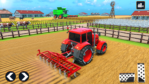 Big Tractor Farming Games  screenshots 1