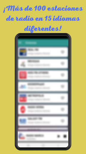 Android application Radios del mundo. Pétaso screenshort