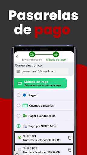 Android application CENTROMOFLE screenshort