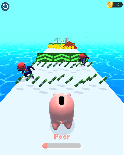 Android application Rich Pig Run screenshort