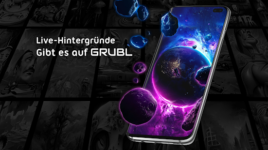 GRUBL™ 4D Live-Hintergründe KI Capture d'écran