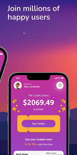 Crypto Lottery Screen 2