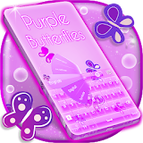 Purple Keyboard Girl Theme icon