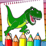 Coloring Dinosaurus game