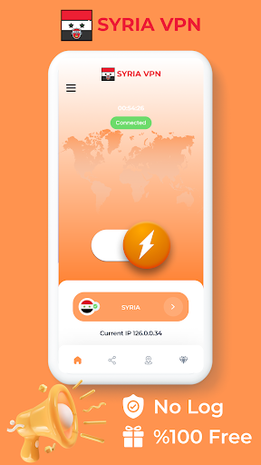 Android application Syria VPN - Private Proxy screenshort